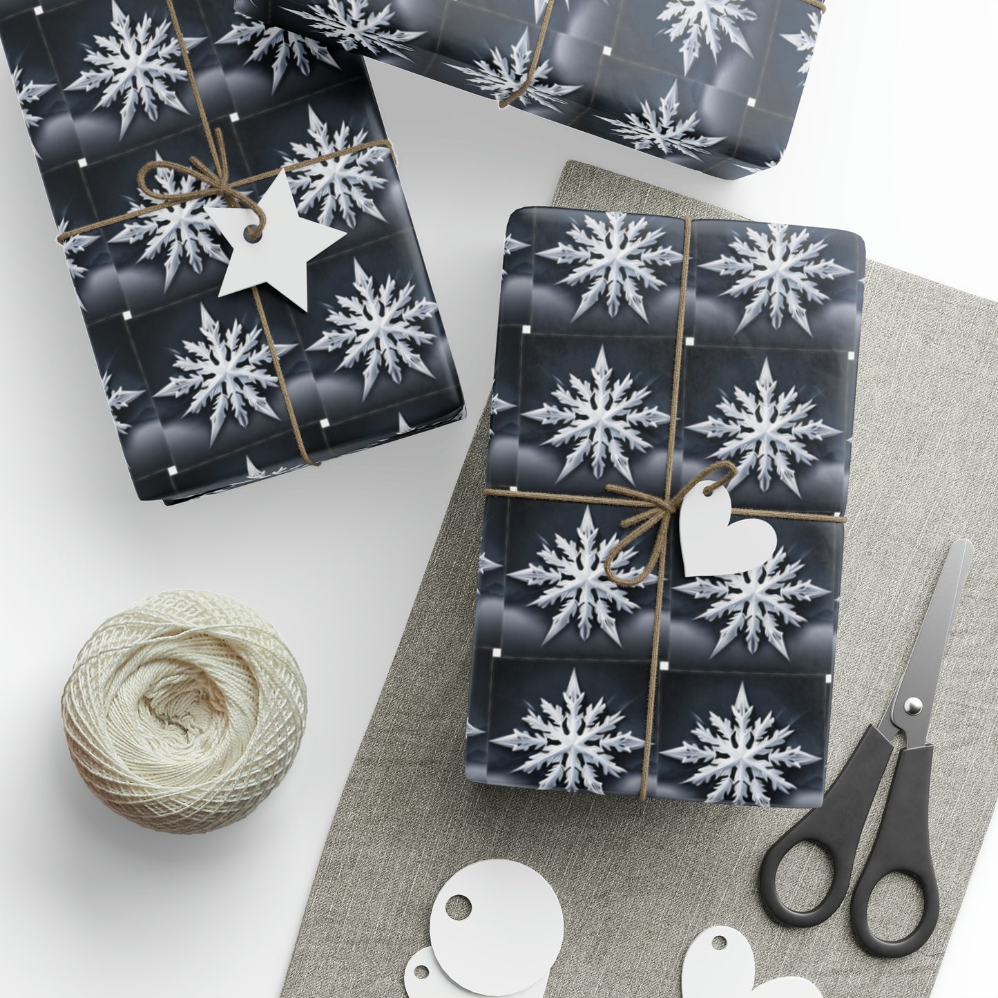 Snowflake Wrapping Papers